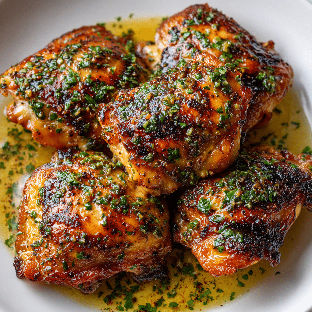 Garlic Butter Chicken Thighs Recipe