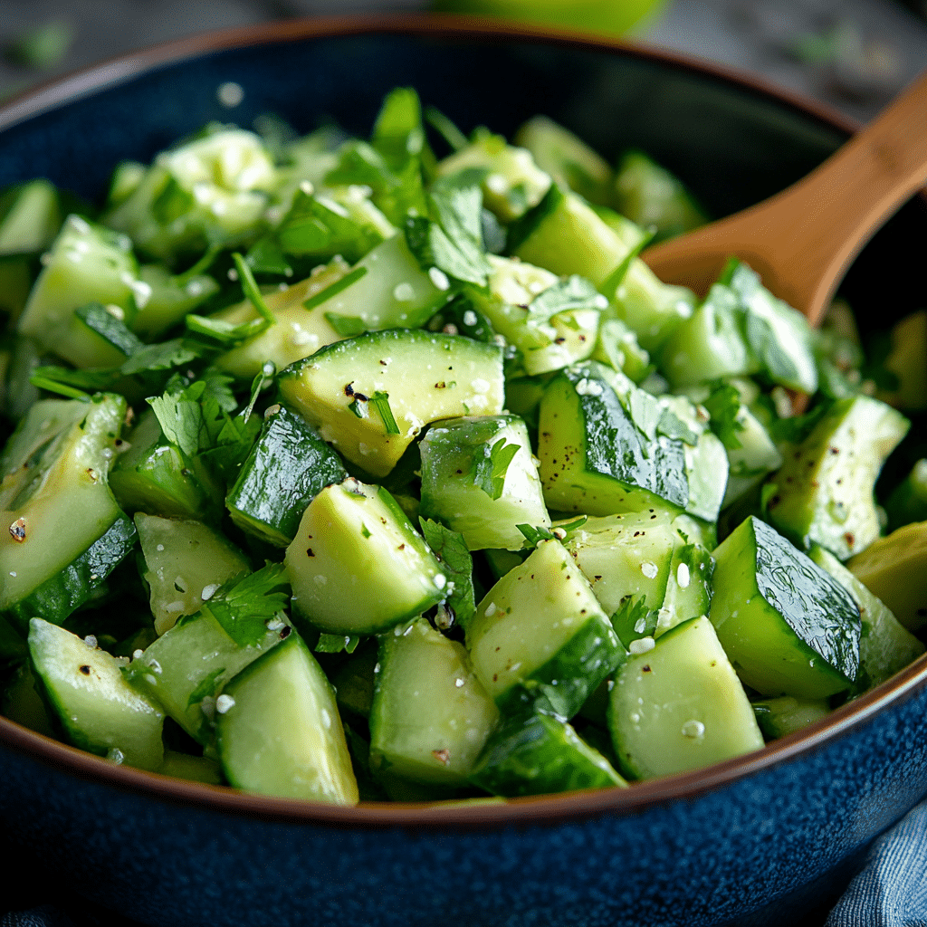 Avocado Cucumber Salad Recipe