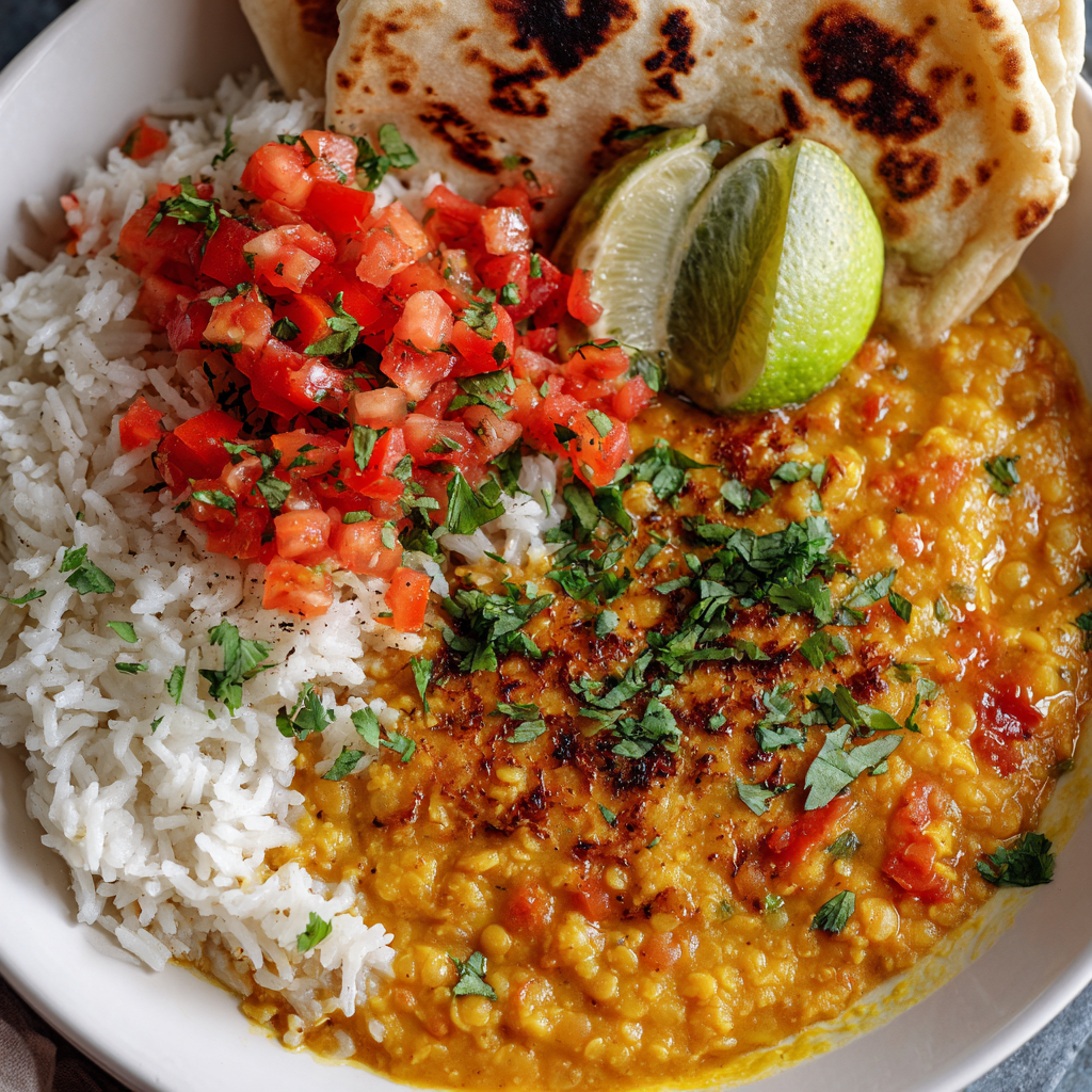Creamy Lentil Curry with Coconut Milk