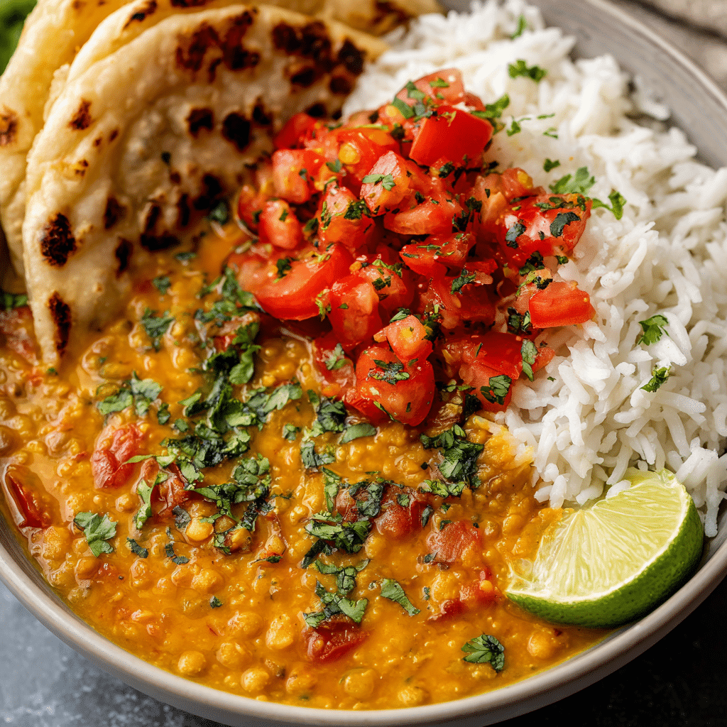 Creamy Lentil Curry with Coconut Milk