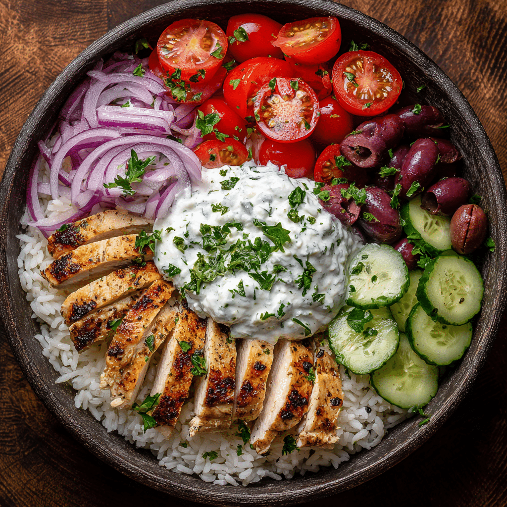 Healthy Greek Chicken Bowls