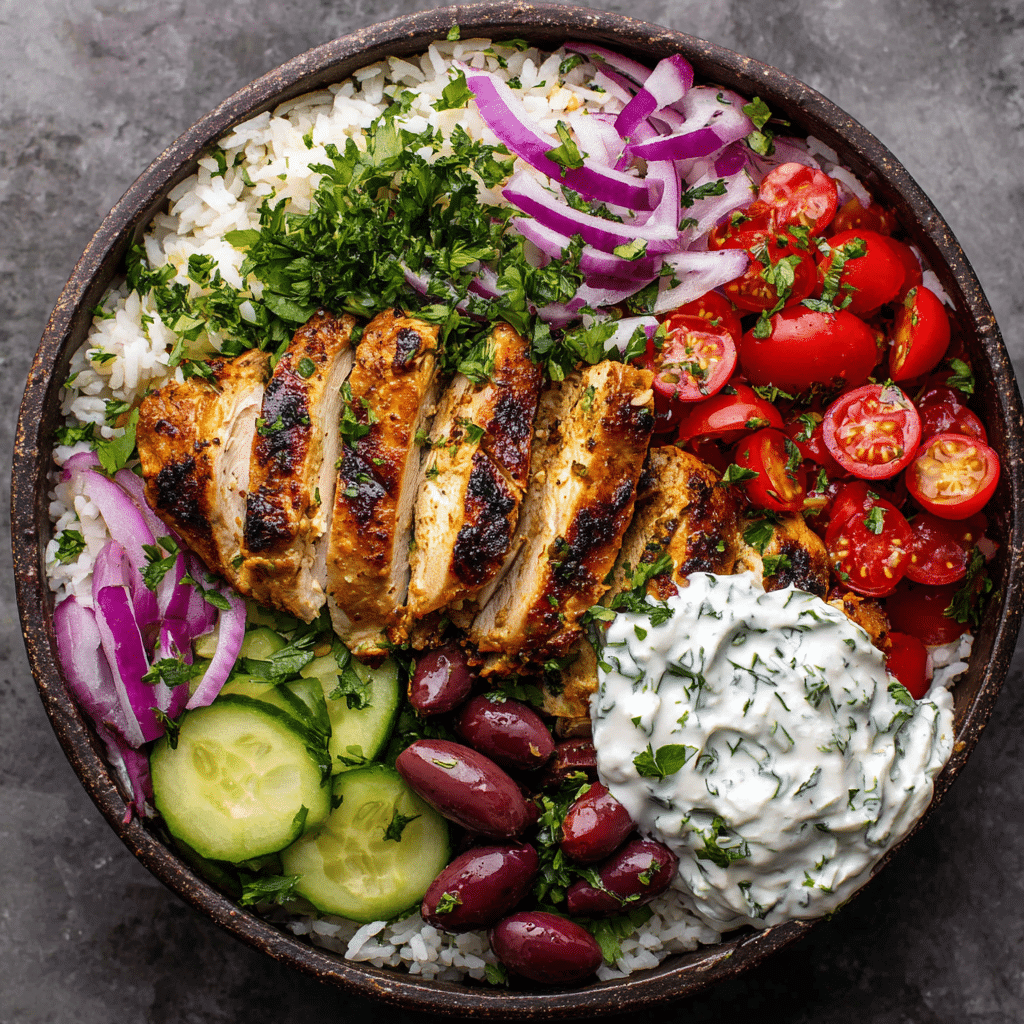 Healthy Greek Chicken Bowls