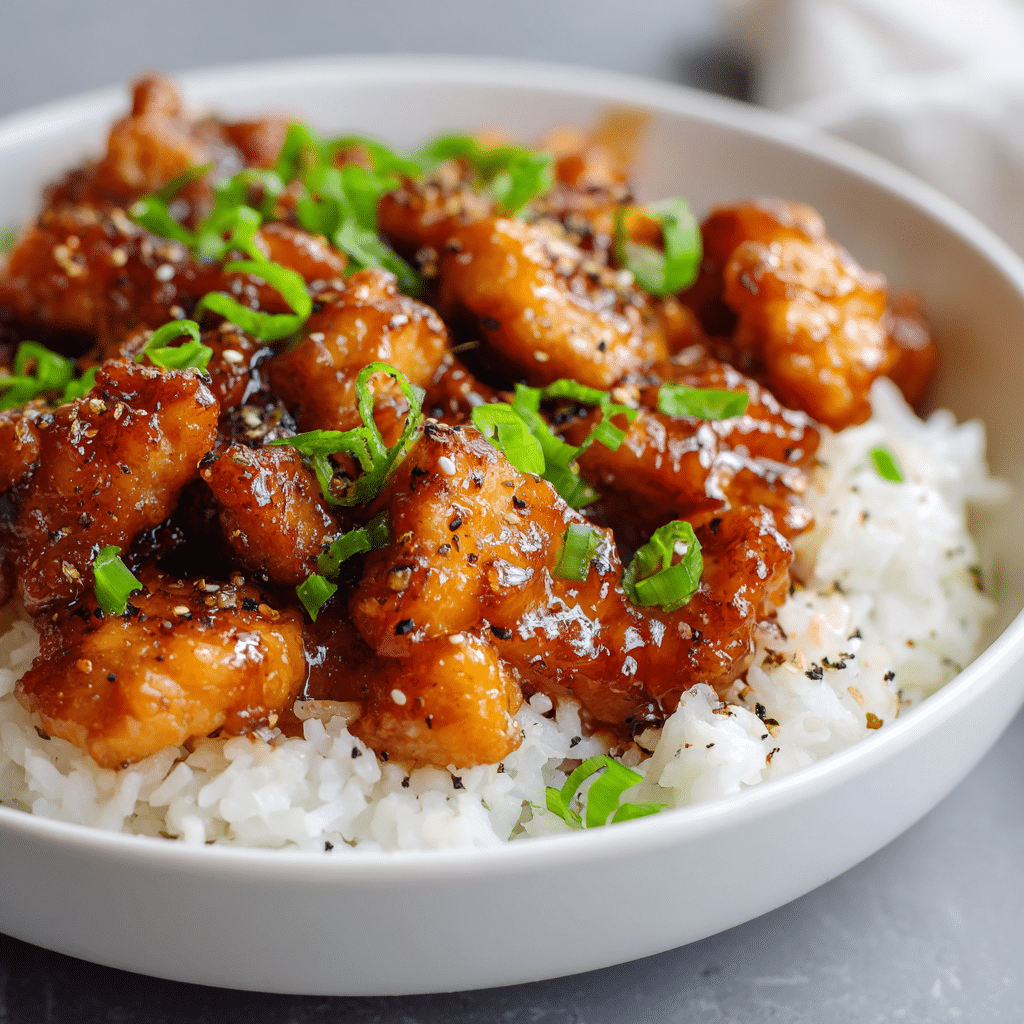 Honey Garlic Chicken Rice Bowls (30-Minutes)