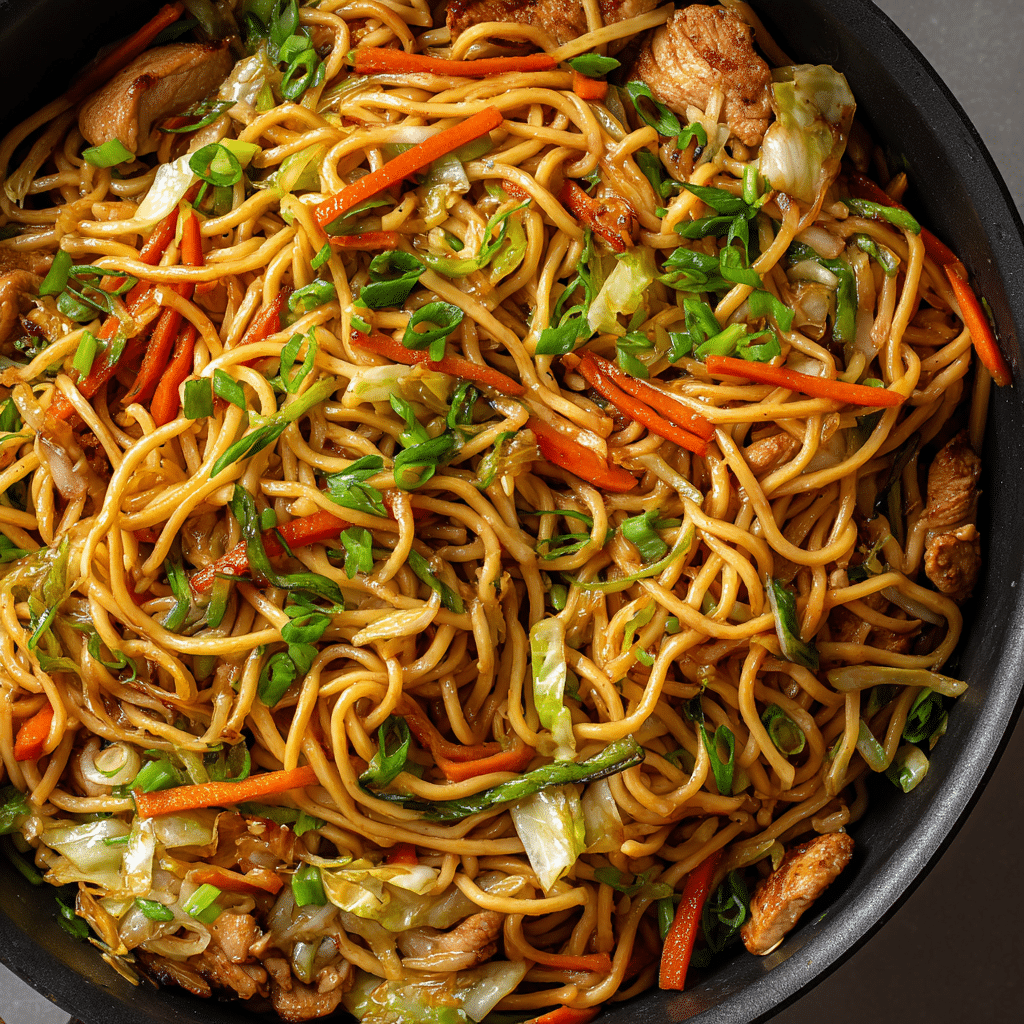 Chicken Chow Mein with Best Chow Mein Sauce!
