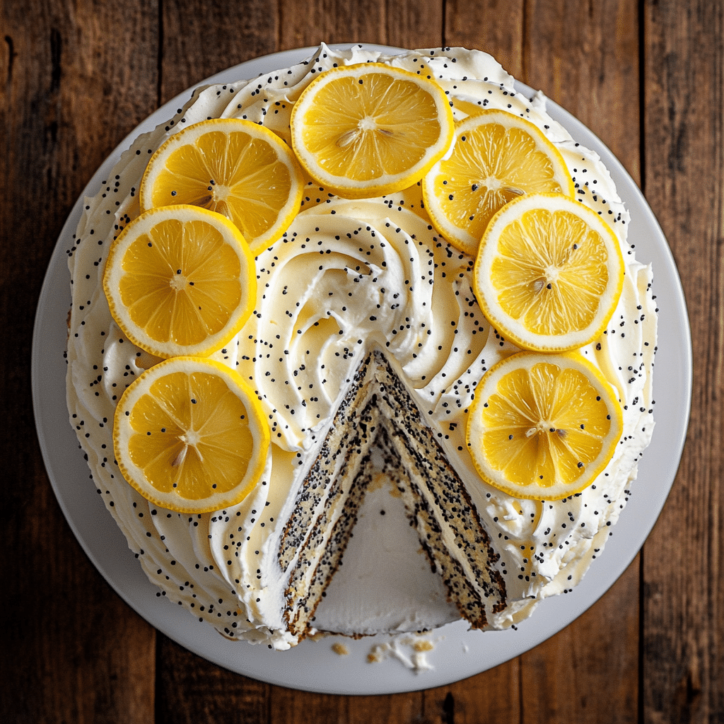 Lemon Poppy Seed Cake