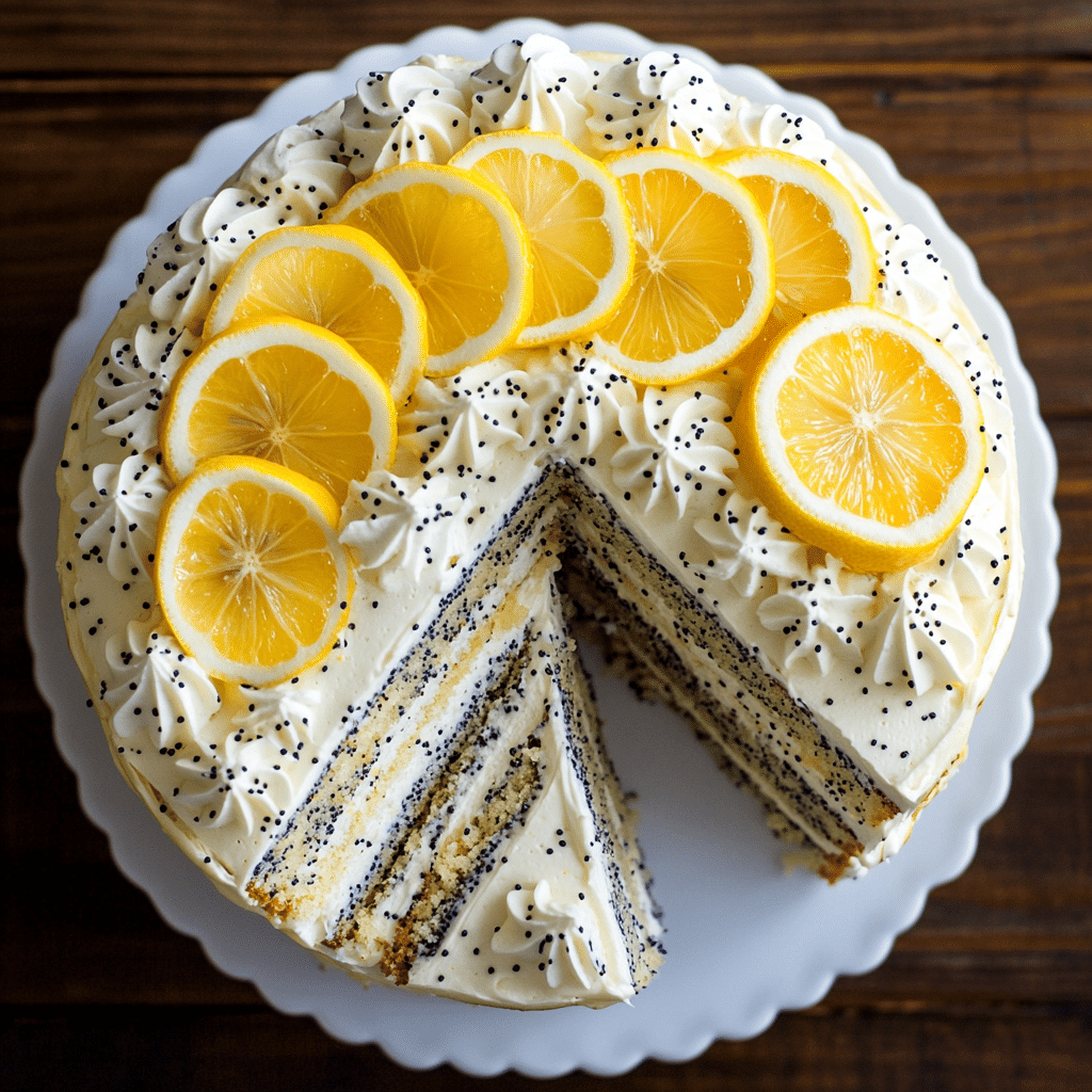 Lemon Poppy Seed Cake