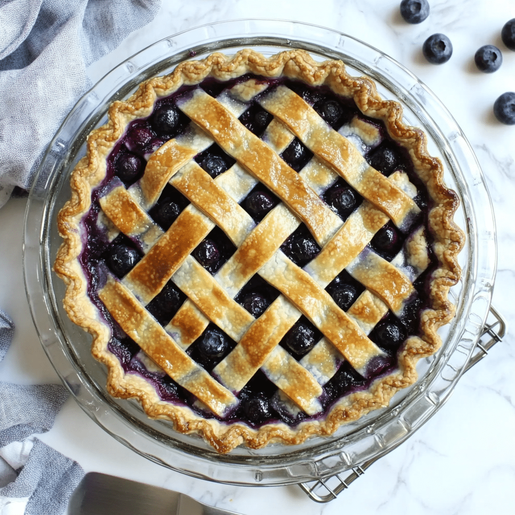 Homemade Blueberry Pie Recipe