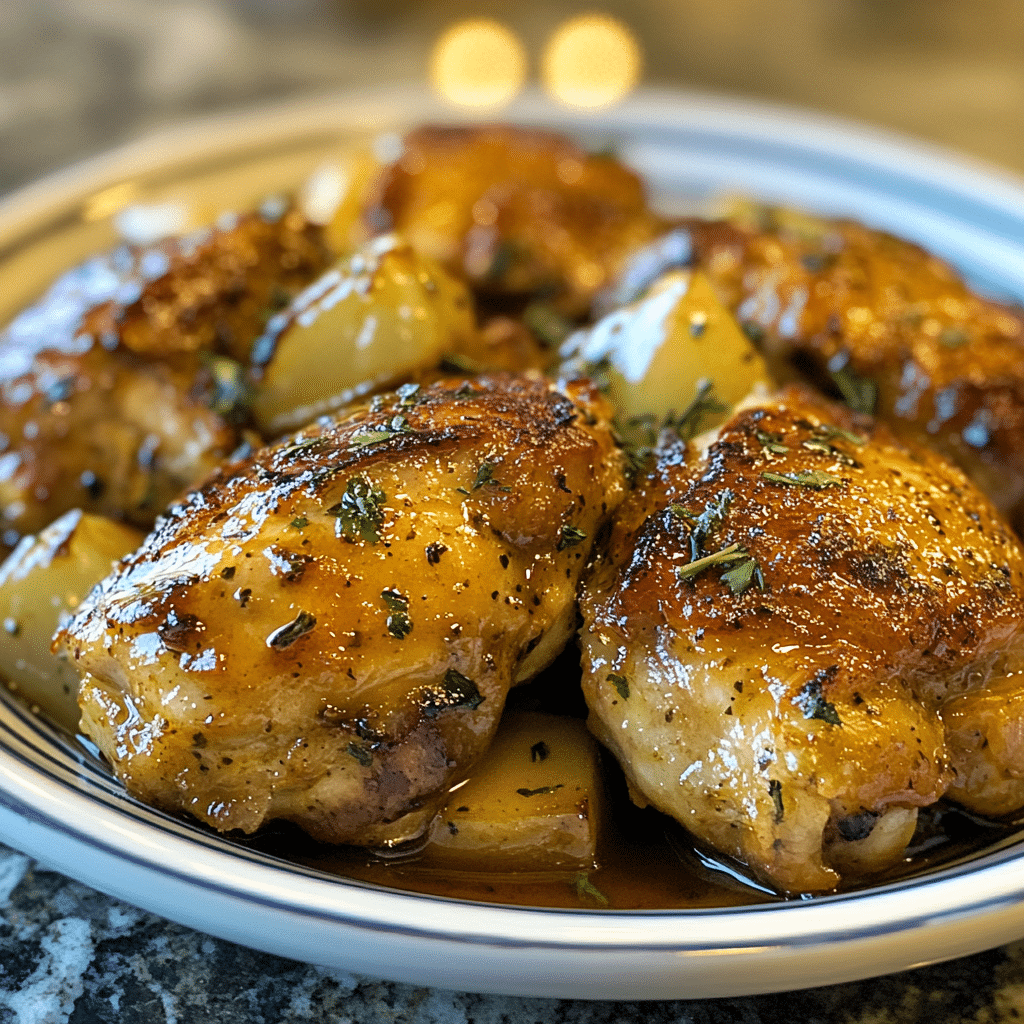 Honey Mustard Chicken Thighs Recipe