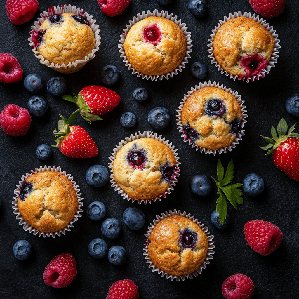 Mixed Berry Muffins