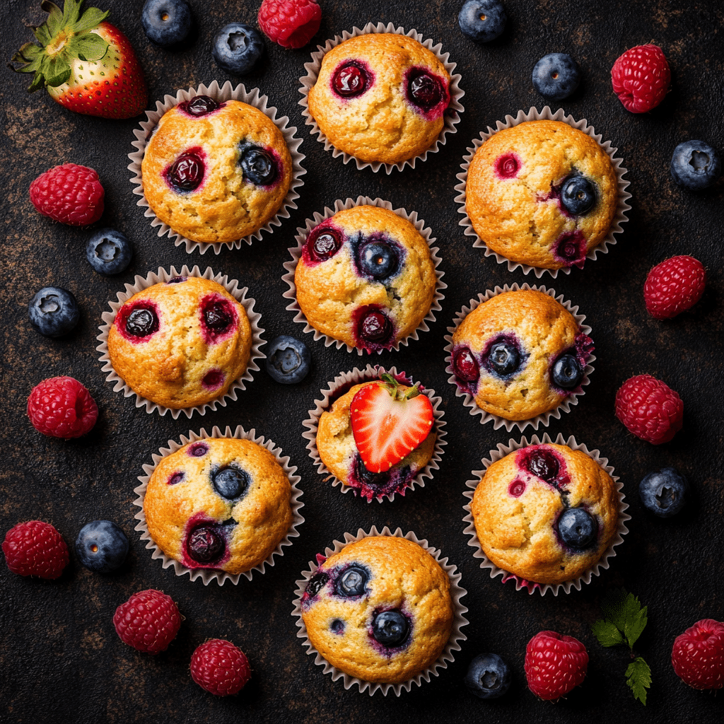 Mixed Berry Muffins