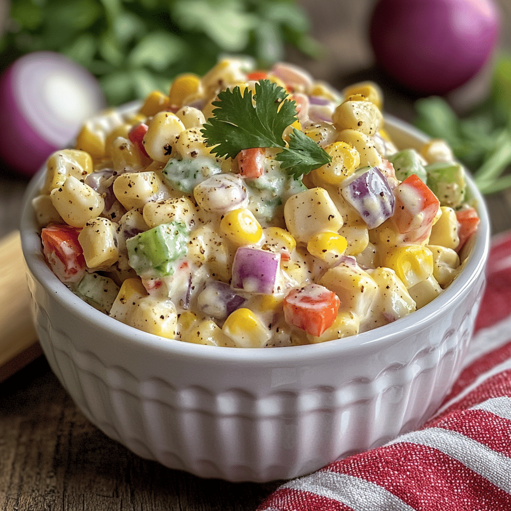 Creamy Corn Salad Recipe