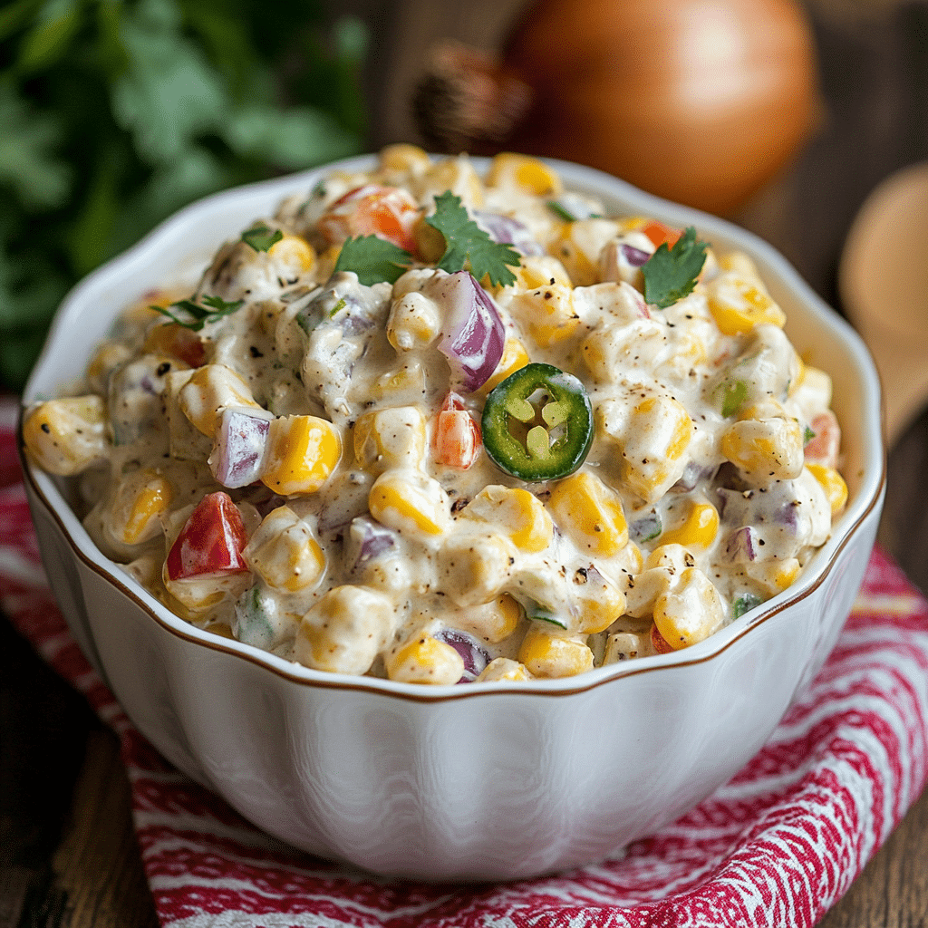 Creamy Corn Salad Recipe