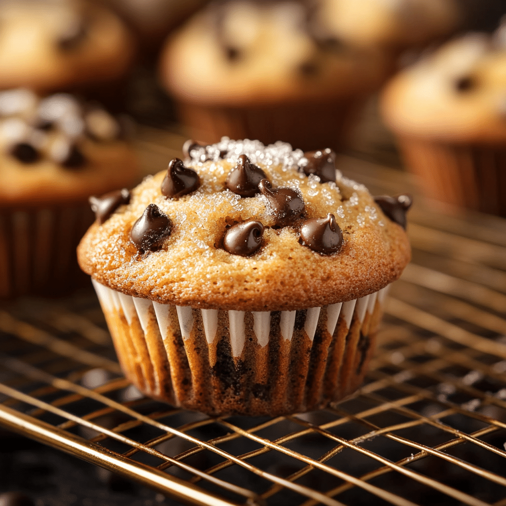 Chocolate Chip Muffins (Bakery Style)