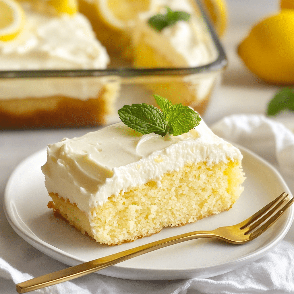 Super Easy Lemonade Cake Recipe
