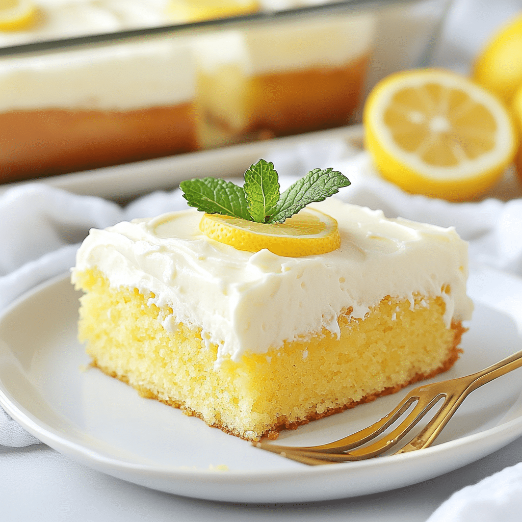 Super Easy Lemonade Cake Recipe
