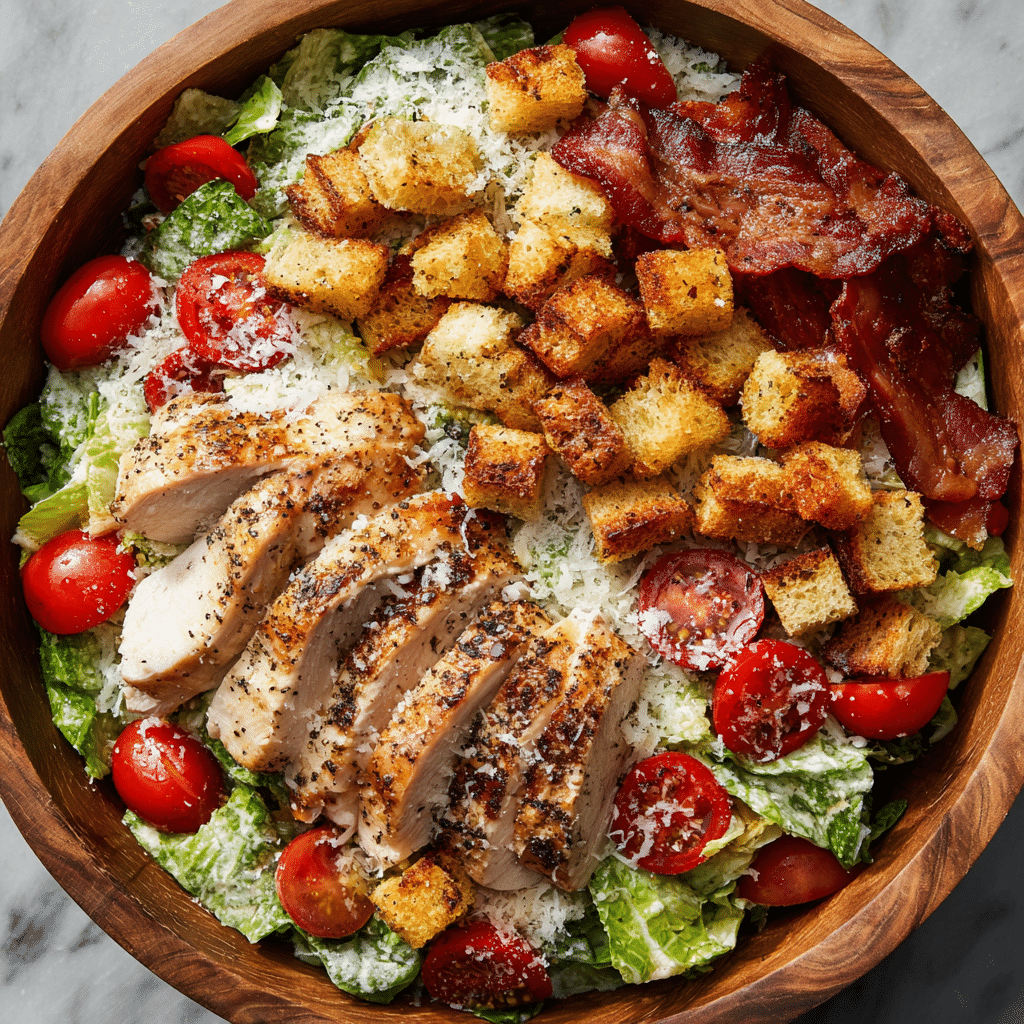 Healthy & Delicious Turkey Caesar Salad Recipe