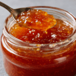 Honey Sweetened Peach Jam
