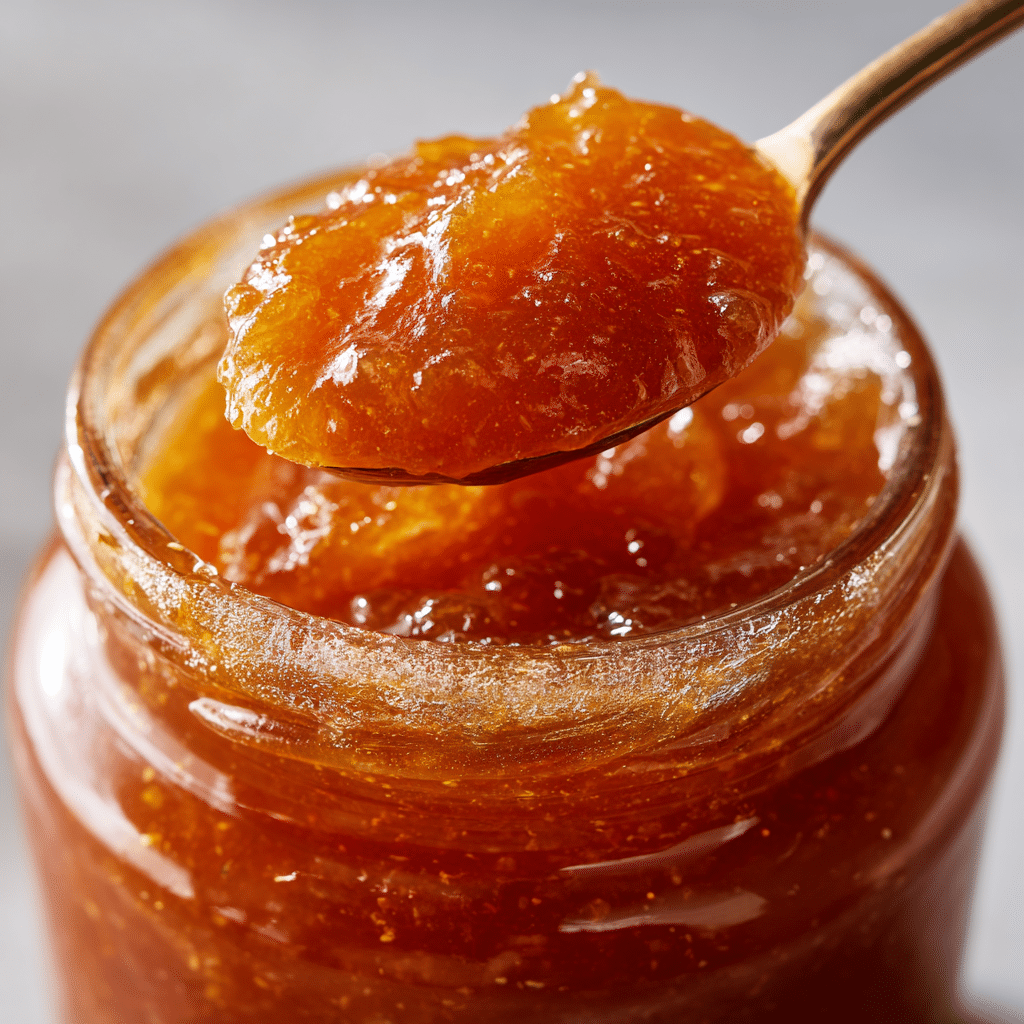 Honey Sweetened Peach Jam