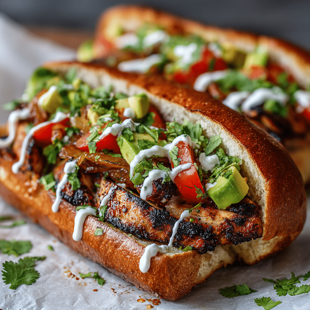 Flavor-Packed Chicken Torta Sandwich