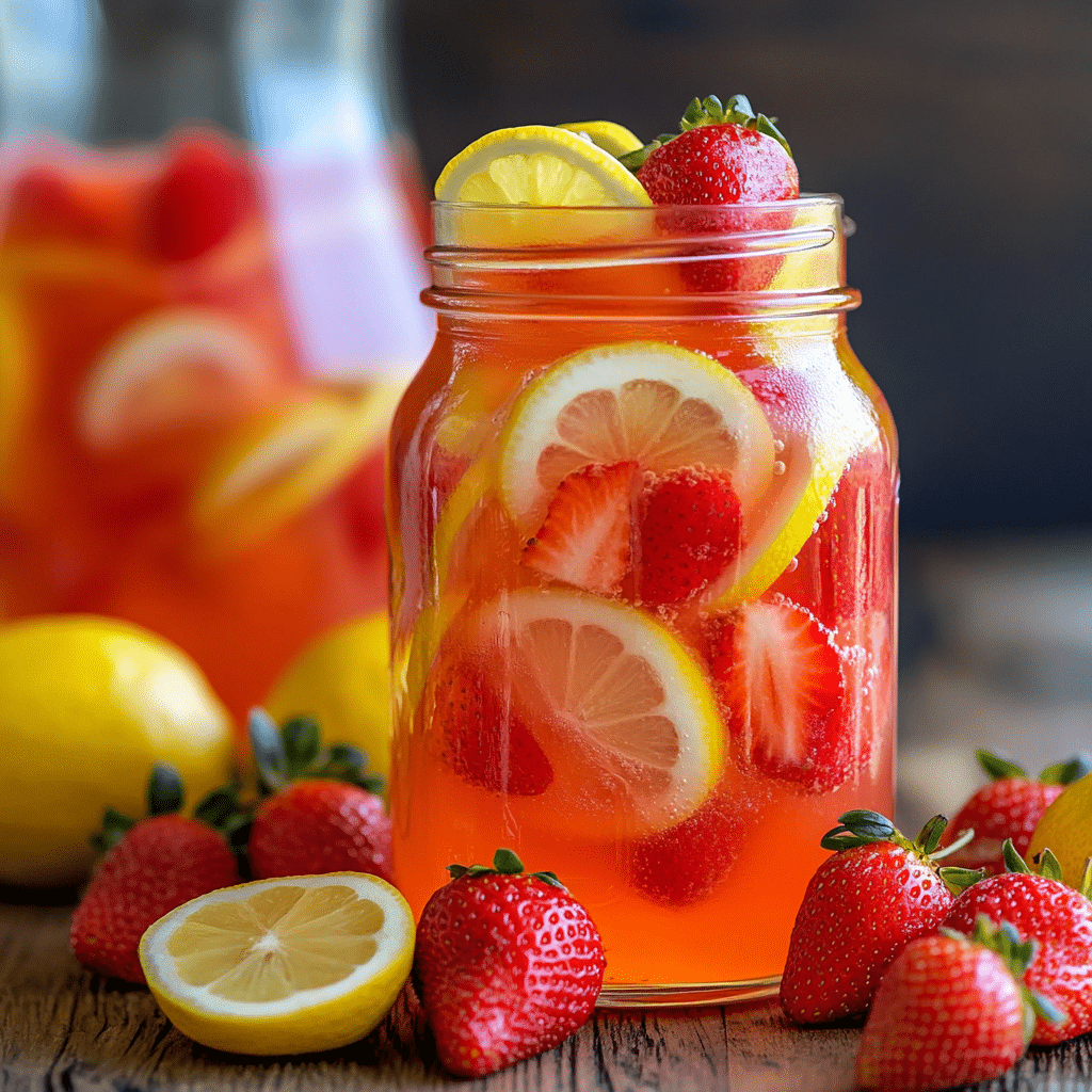 Homemade Strawberry Lemonade Recipe