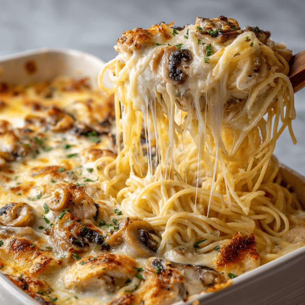 Easy Chicken Tetrazzini Recipe (Video)