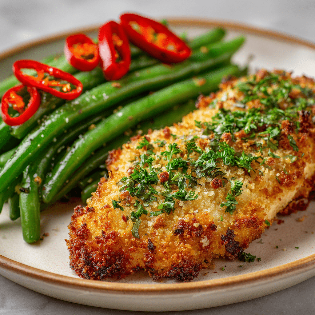 Crispy Oven Baked Chicken Fillet