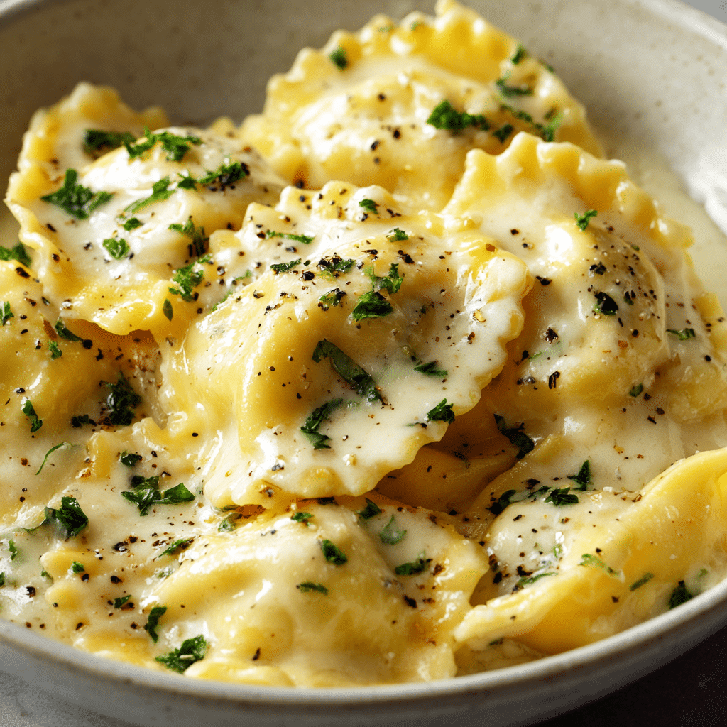 Best Creamy Garlic Butter Sauce for Tortellini