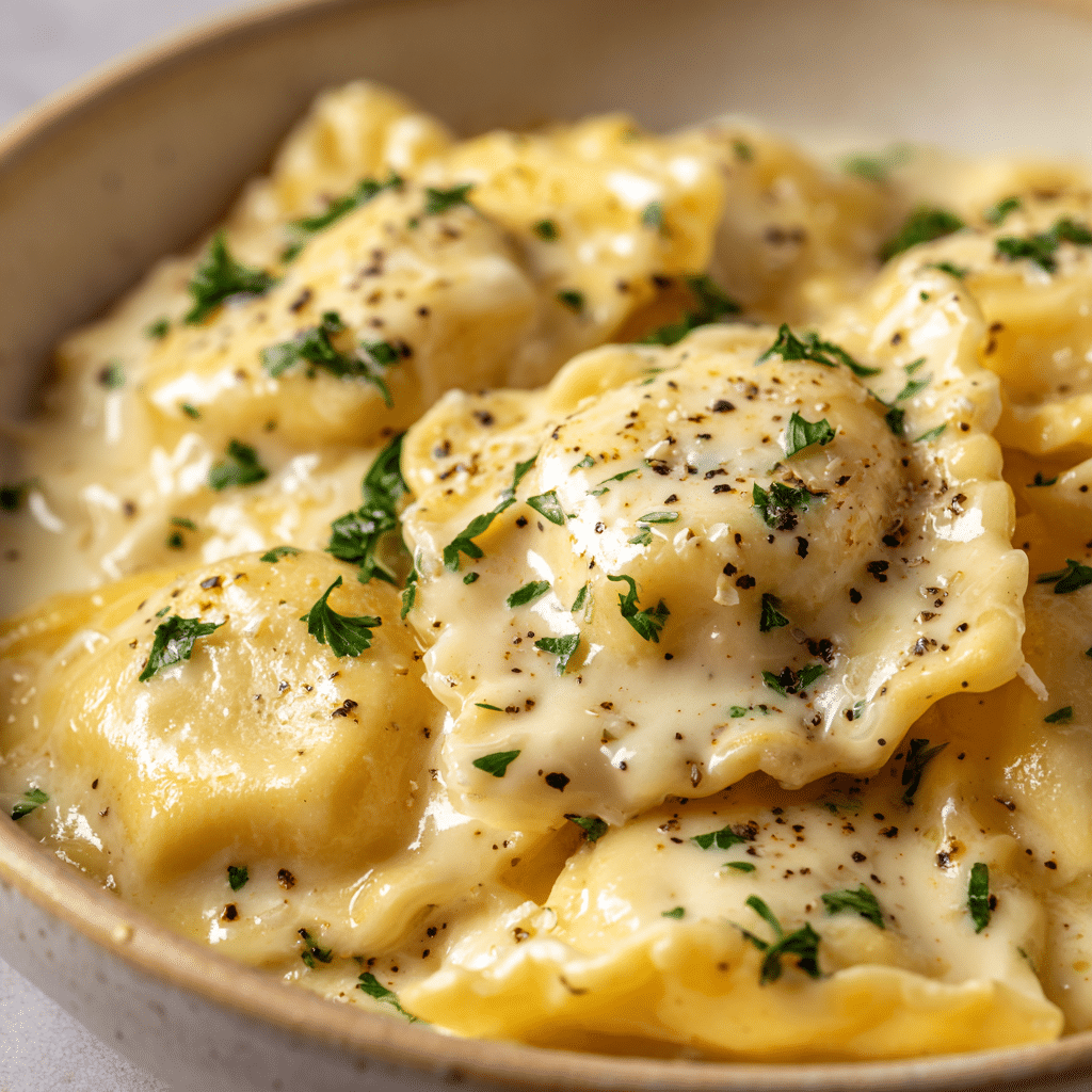 Best Creamy Garlic Butter Sauce for Tortellini