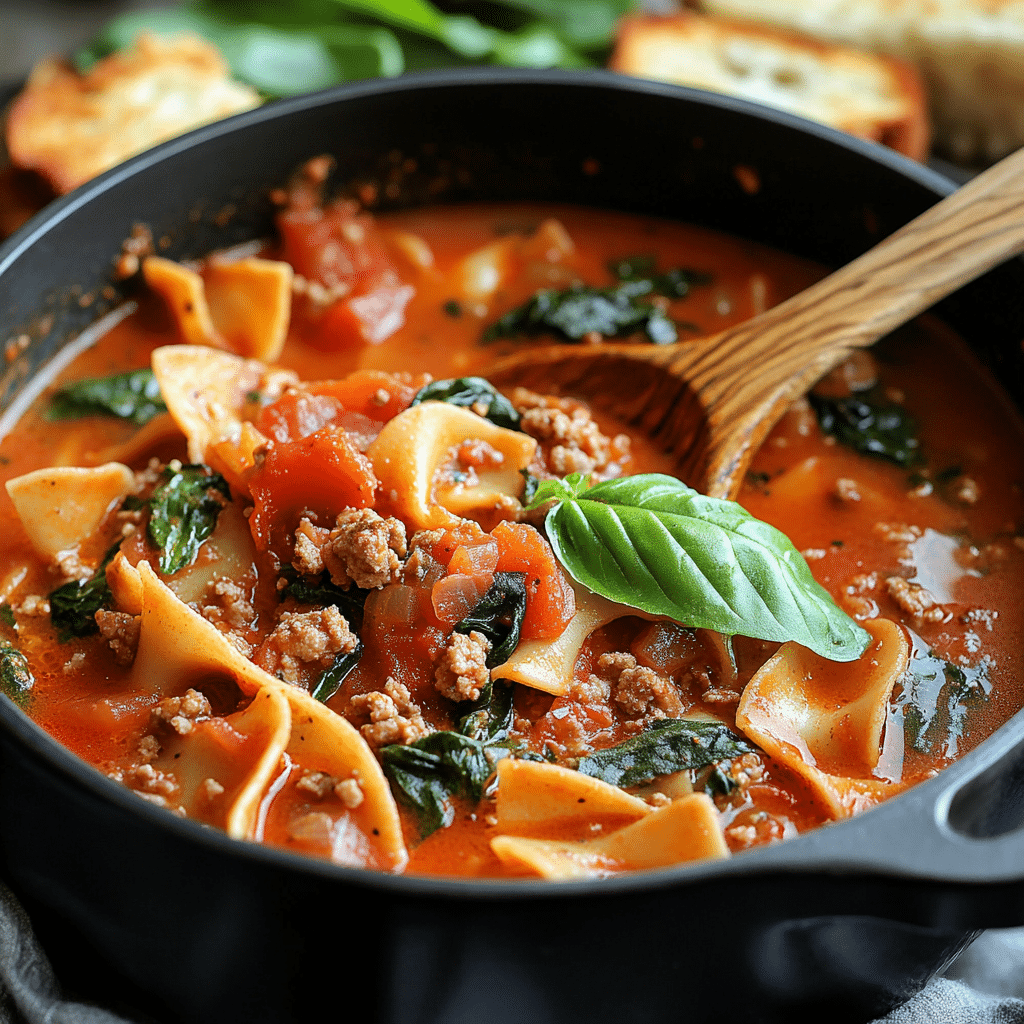 The Best Lasagna Soup Recipe