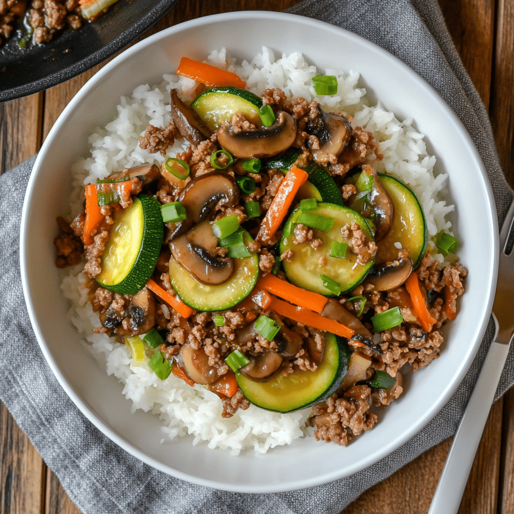 Ground Beef Stir Fry