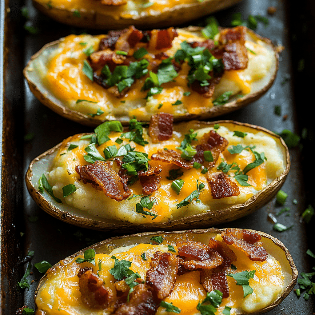 Twice-Baked Potatoes Recipe