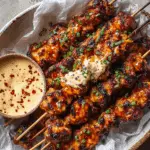 Bang Bang Chicken Skewers
