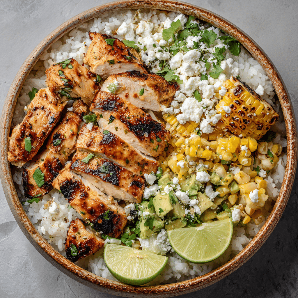 Honey Chipotle Chicken Rice Bowls