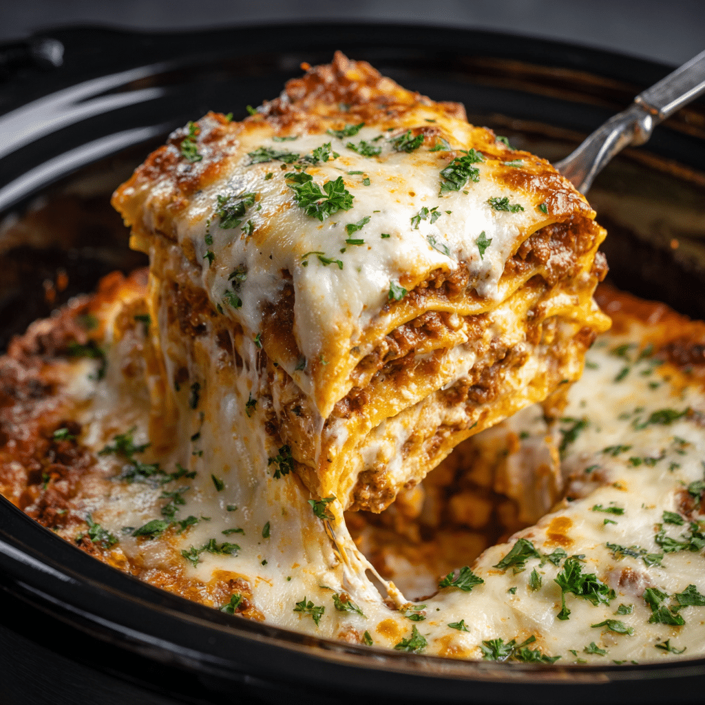 Easy Crockpot Lasagna Recipe