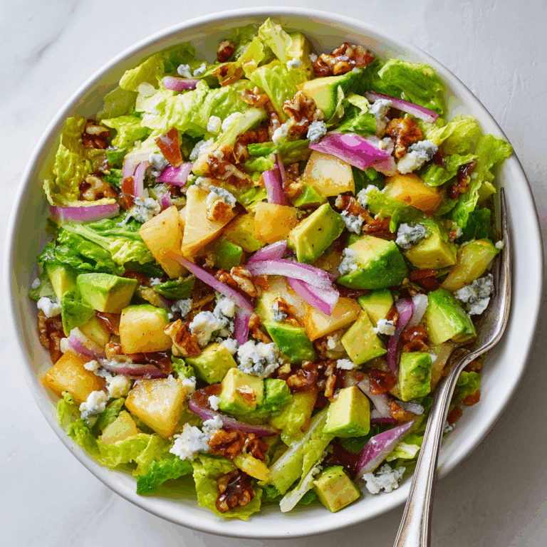 Pear Salad with Gorgonzola and Candied Walnuts