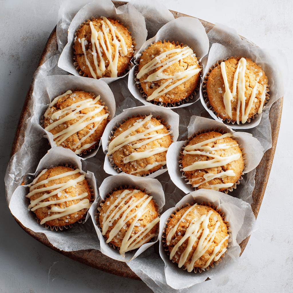 Healthy Carrot Cake Muffins