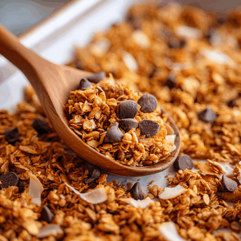 Healthy Chocolate Granola