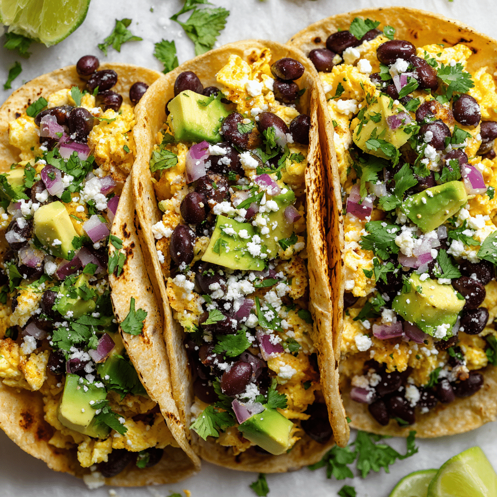 Black Bean Breakfast Tacos