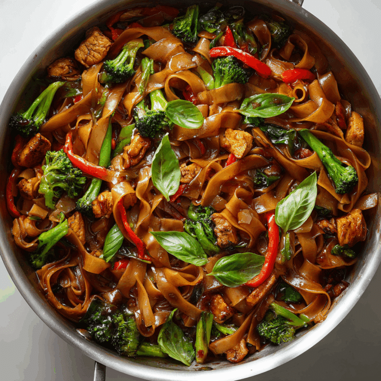 Thai Drunken Noodles (Pad Kee Mao)