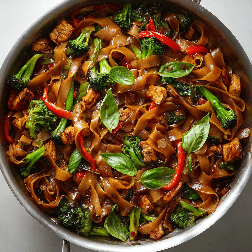 Thai Drunken Noodles (Pad Kee Mao)