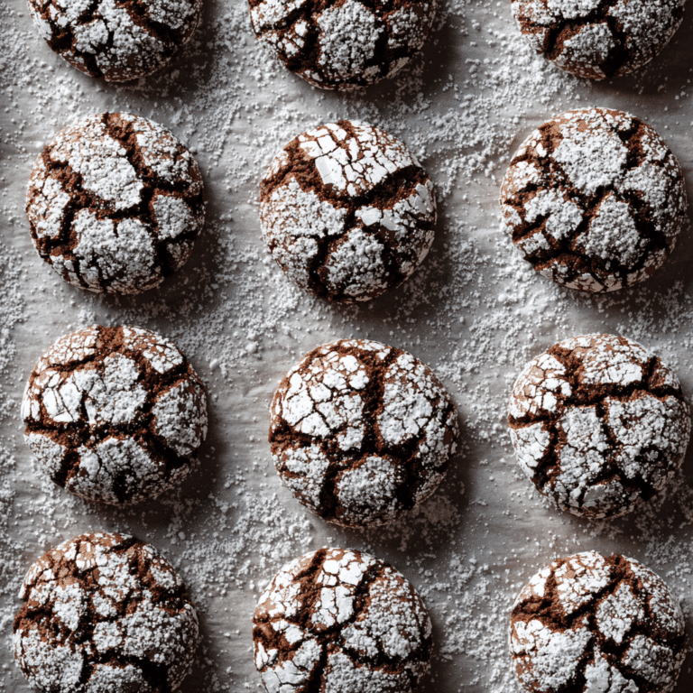 Chocolate Crinkle Cookies