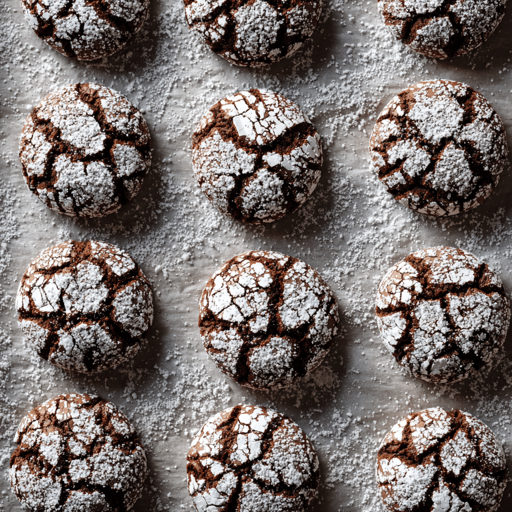 Chocolate Crinkle Cookies