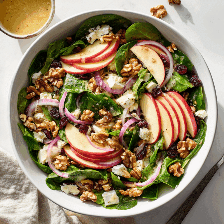 Apple Spinach Salad