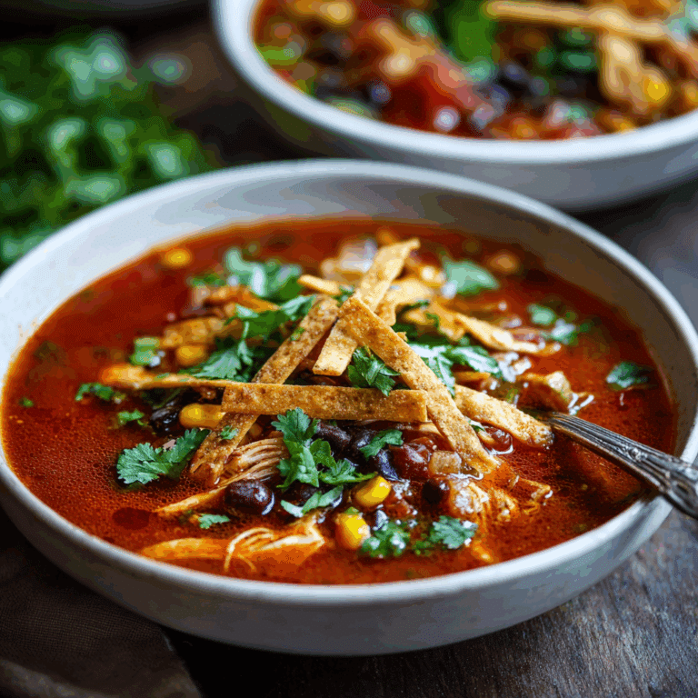 Slow Cooker Chicken Enchilada Soup