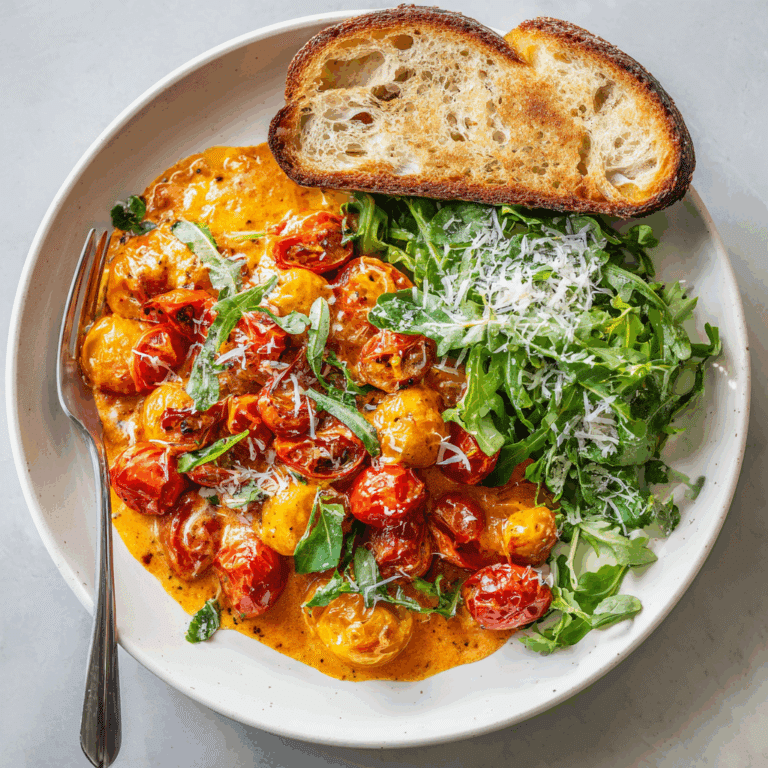Salmon with Burst Tomato Sauce