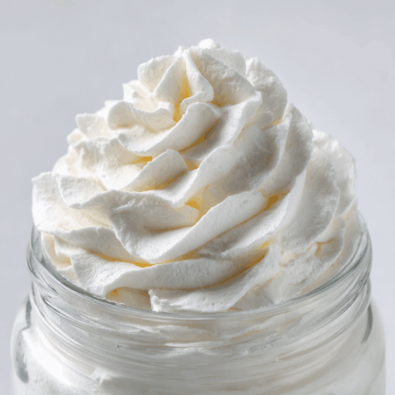 Stabilized Whipped Cream