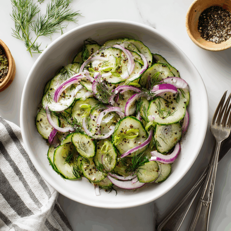 Easy Cucumber Salad