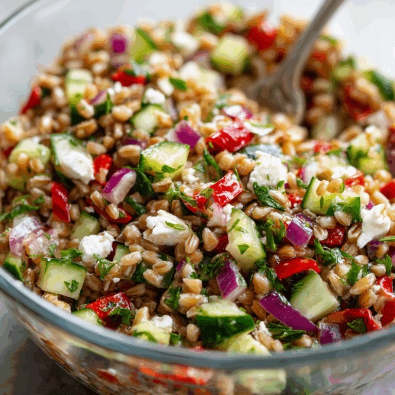 Mediterranean Farro Salad