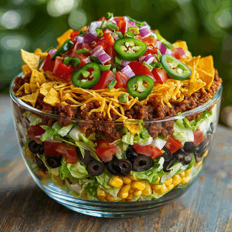 Seven-Layer Taco Salad