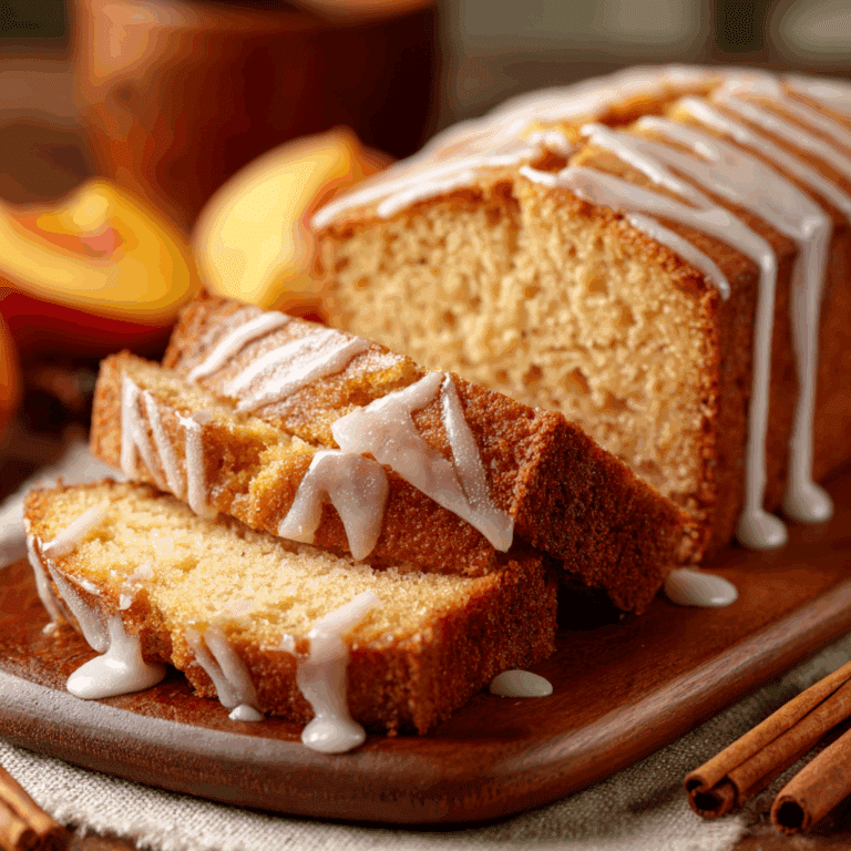 Christmas Glazed Eggnog Bread Recipe